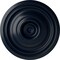 Ekena Millwork Traditional Ceiling Medallion (Fits Canopies up to 4"), 14 3/4"OD x 1 3/4"P, Midnight Dream CM14TRMDF - alternate 1